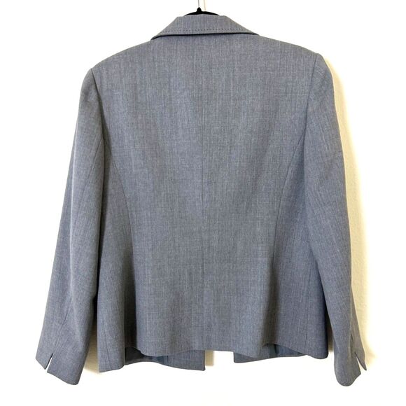 Talbots 100% Wool Gray Blazer Suit Jacket Women’s Size 6 Lined Career Business - Picture 2 of 10
